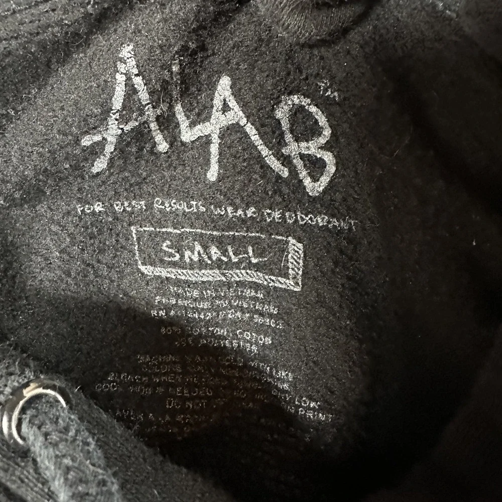 ALAB‎ Hoodie Mens Small Psychedelic Mushroom Wizard Graphic Pullover Sweatshirt